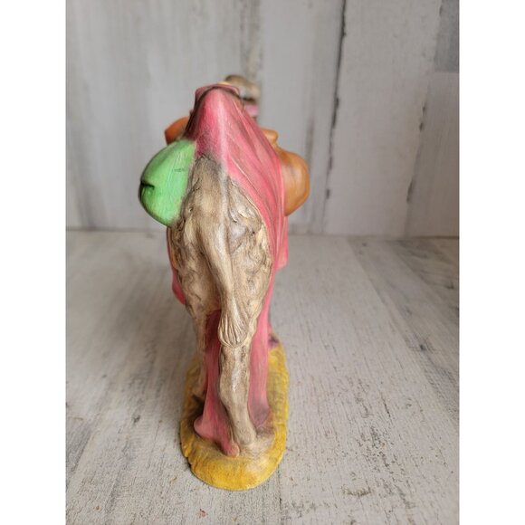 Vintage camel chalkware nativity scene Xmas figure decor religious - Picture 5 of 8